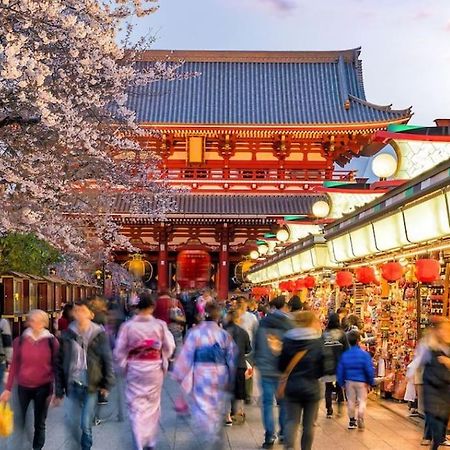 403 Oshiage Sta 3Mins Walk! Wi-Fi & Elevator 4Pax Lägenhet Tokyo prefektur Exteriör bild