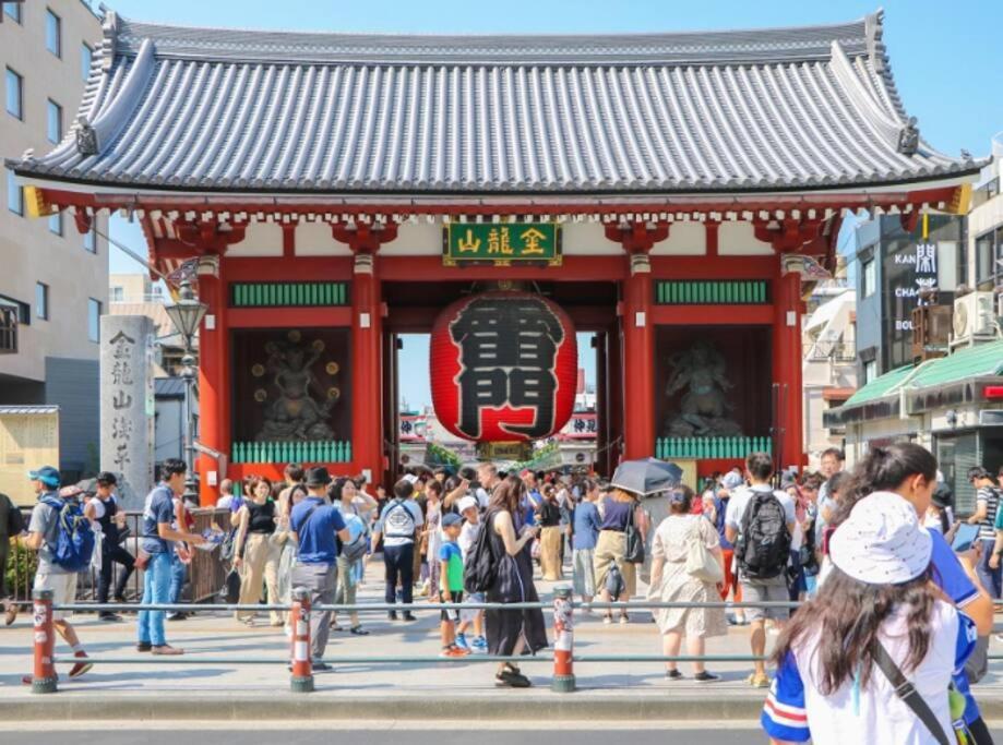 403 Oshiage Sta 3Mins Walk! Wi-Fi & Elevator 4Pax Lägenhet Tokyo prefektur Exteriör bild