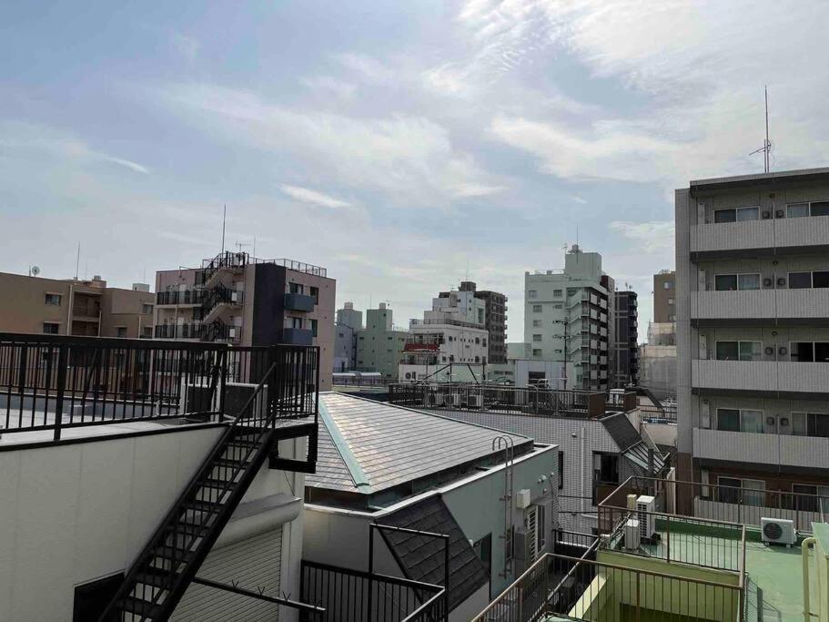 403 Oshiage Sta 3Mins Walk! Wi-Fi & Elevator 4Pax Lägenhet Tokyo prefektur Exteriör bild